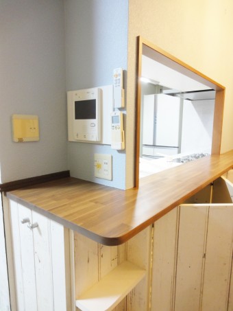 天然木の艶を美しく表現した、こだわりのキッチン 大田区S様邸 天然木の艶を美しく表現した、こだわりのキッチン 大田区S様邸